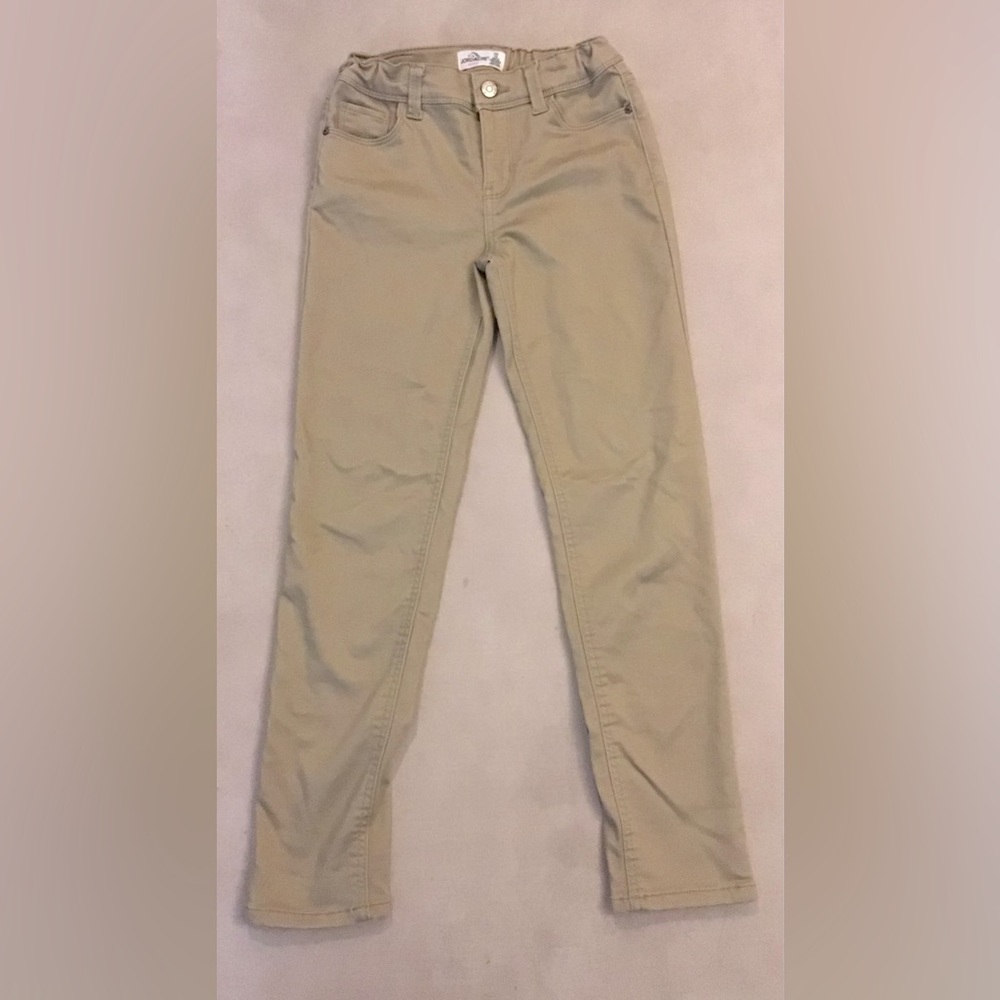 Girls tan jeans size 12